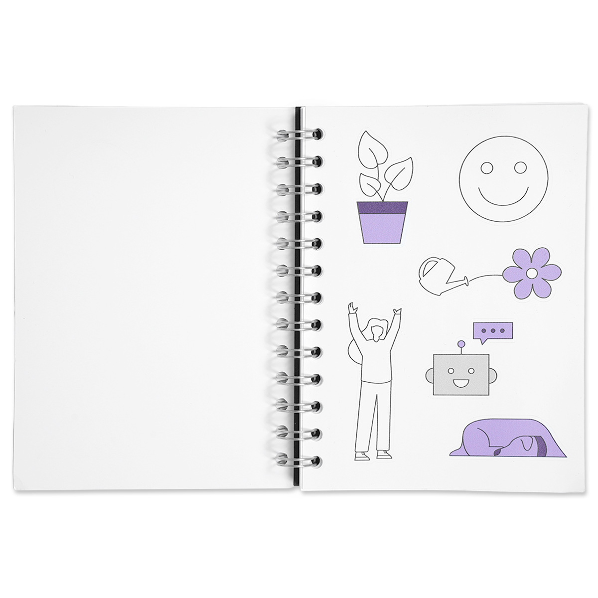 Spiral Sticker Journal